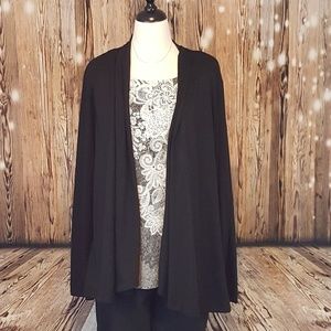 Women's 2-in-1 blouse/cardigan